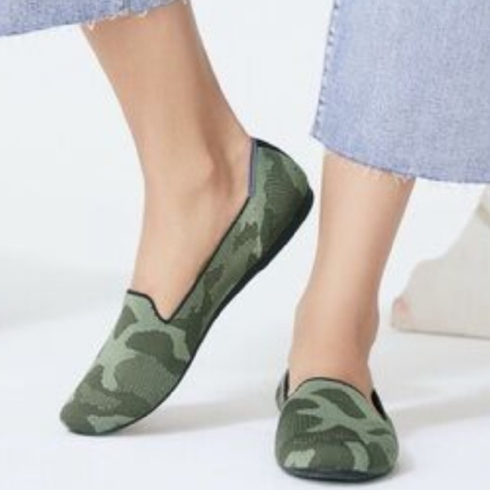 Rothy's Camo Slip‎ on Shoes 8.5